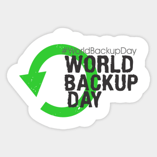 World Backup Day Sticker